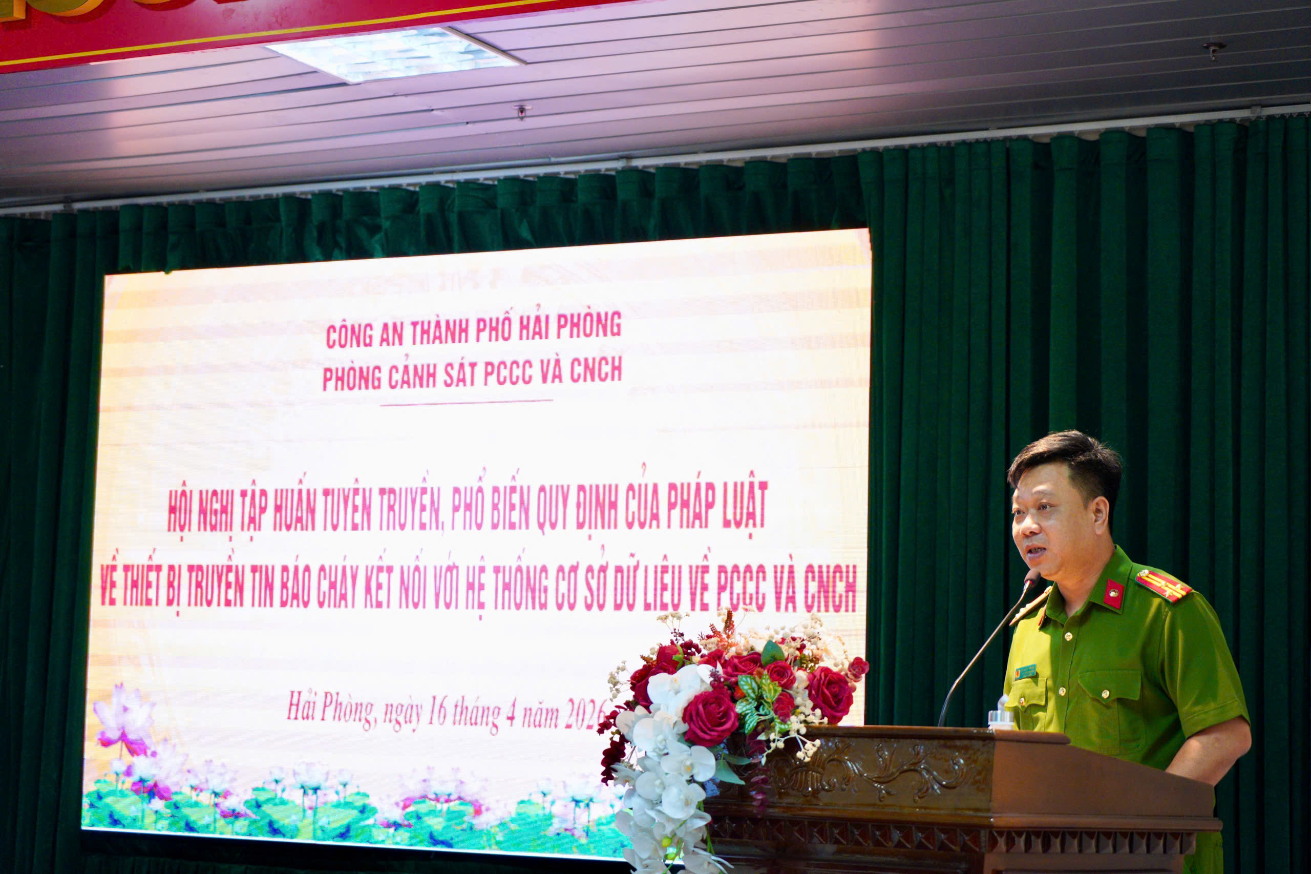 Phòng Cảnh sát PCCC và CNCH: Tuyên truyền, tập huấn kết nối thiết bị truyền tin báo cháy gắn với xây dựng cơ sở dữ liệu về PCCC và CNCH